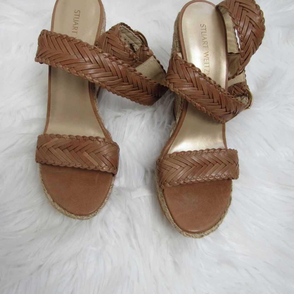 Stuart Weitzman Elixir Espadrille Wedge Sandals - Picture 6 of 8